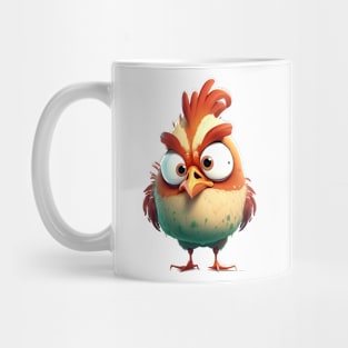 Rooster Cute Adorable Humorous Illustration Mug